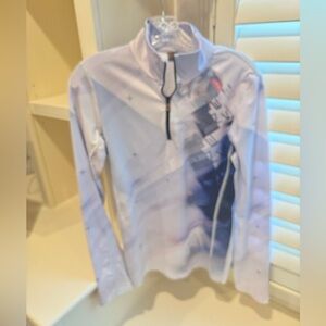 Bogner patterened half-zip, Size M/L.